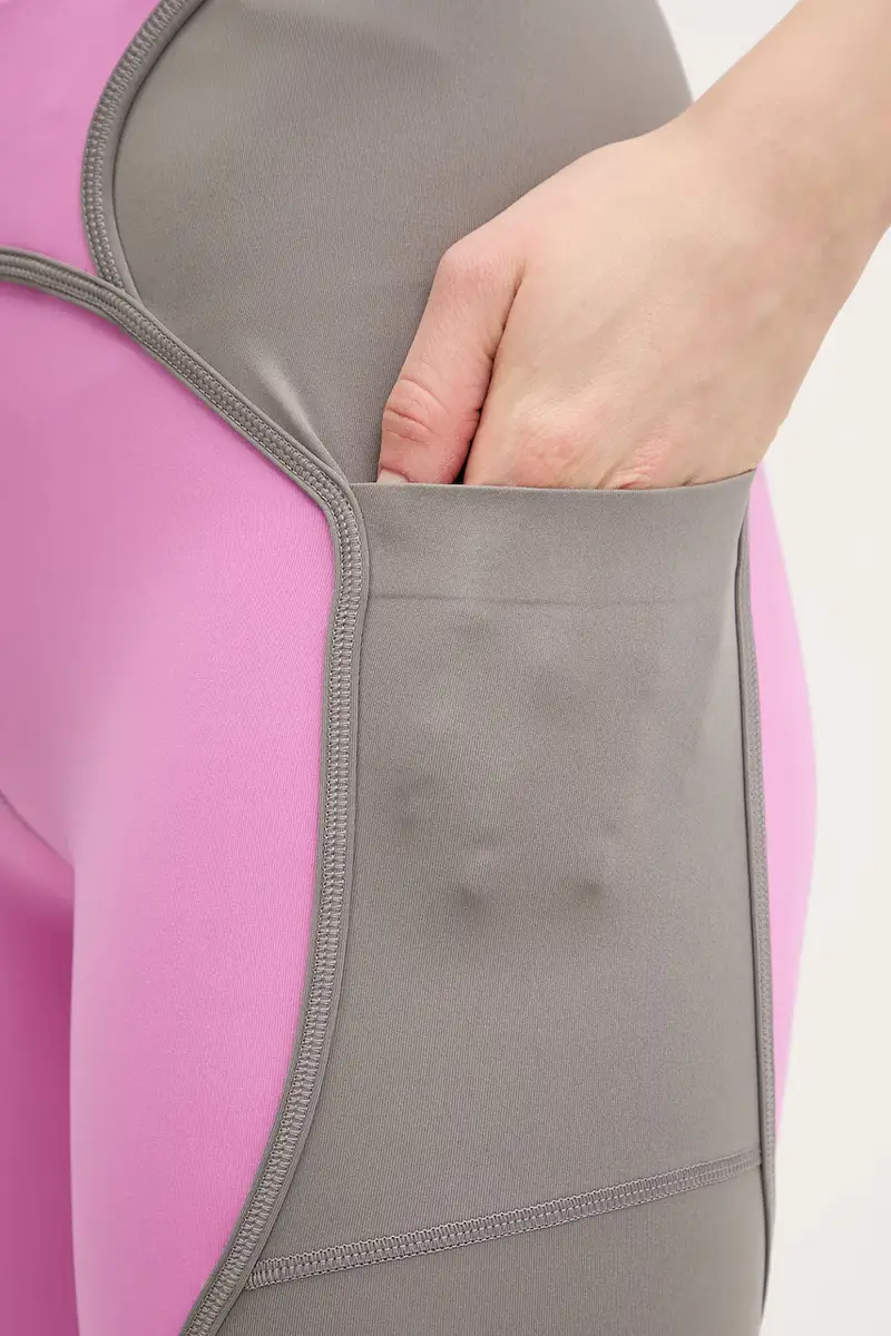 leggings da allenamento Two-Tone colore violetto JI5247 miniatura 5