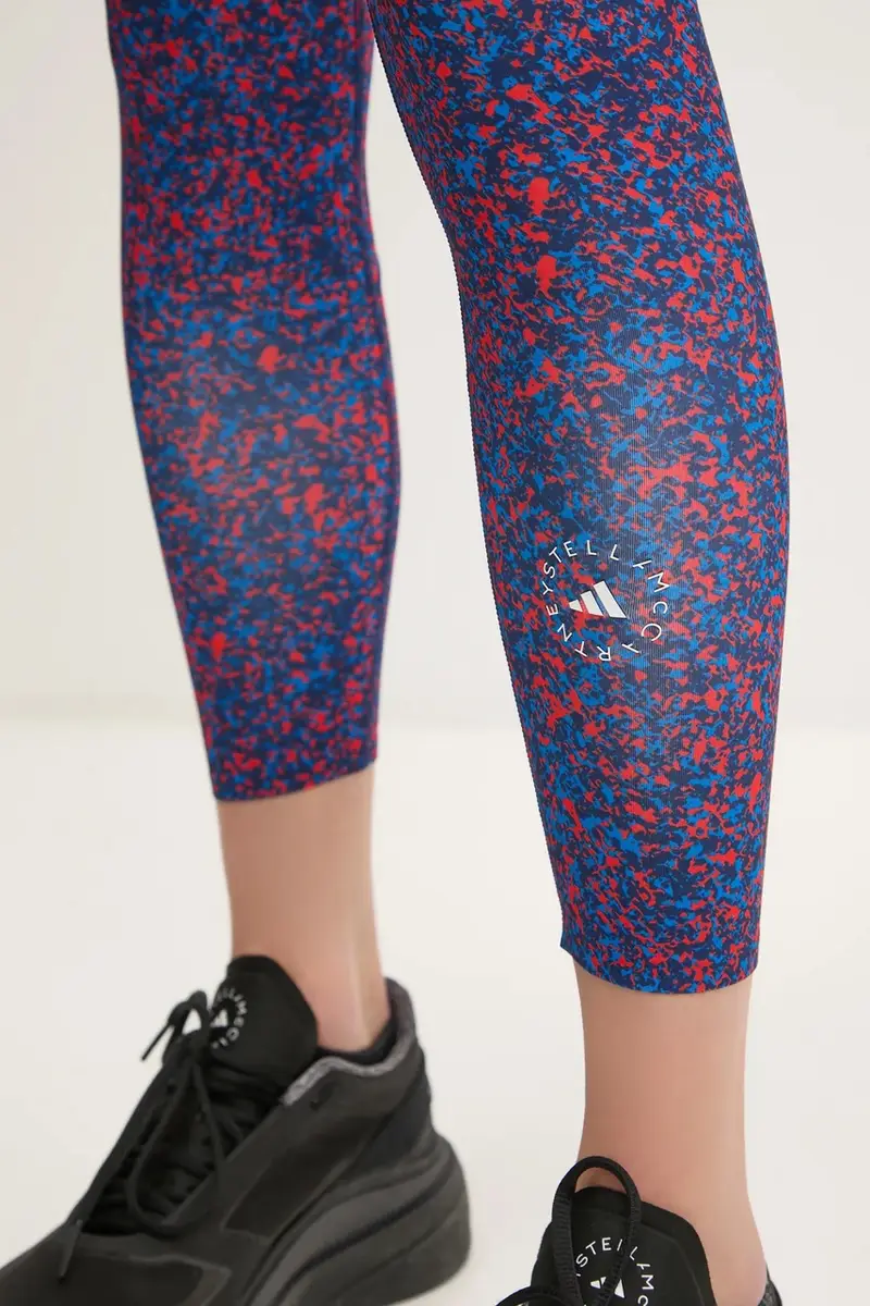 Adidas By Stella Mccartney Leggings Donna Blu 3133413 miniatura 4