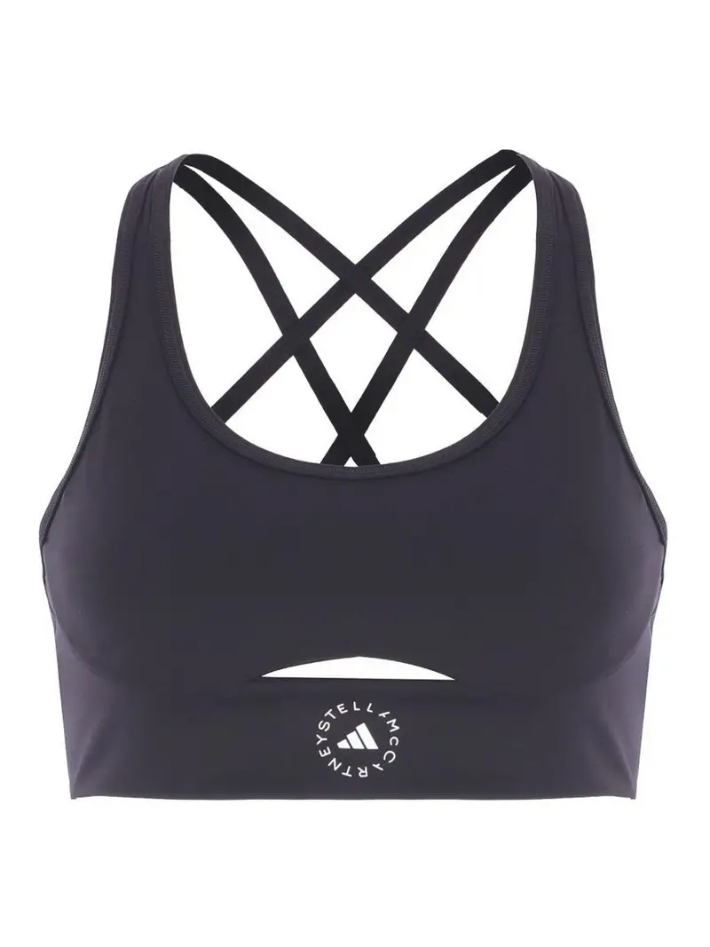 Logo Gym Bra Nero