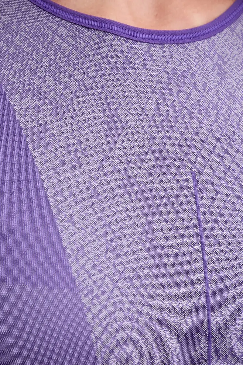 longleeve da joga colore violetto JN0541 miniatura 5