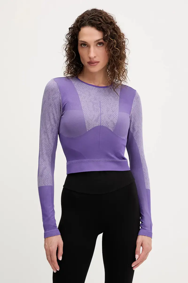 longleeve da joga colore violetto JN0541