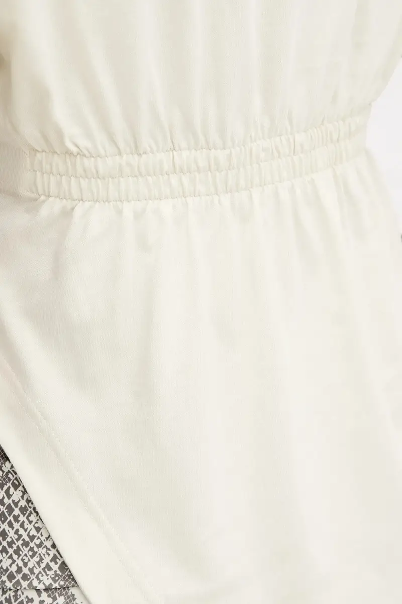 maglietta da allenamento donna colore beige JX6775 miniatura 5