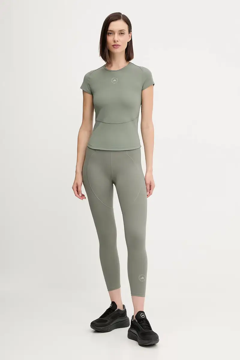 maglietta da allenamento donna colore verde JW4564 miniatura 2