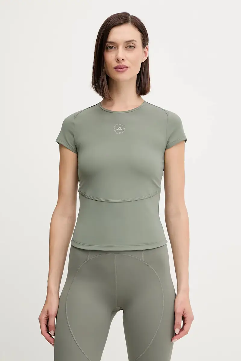 maglietta da allenamento donna colore verde JW4564