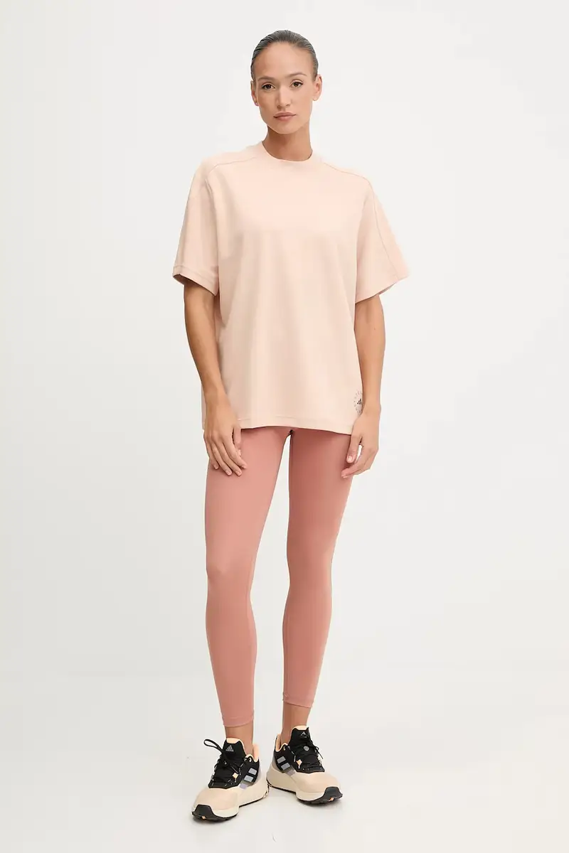 maglietta da sport donna colore beige JW4525 miniatura 2