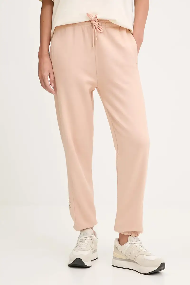 pantaloni tuta di cotone colore arancione JW1375