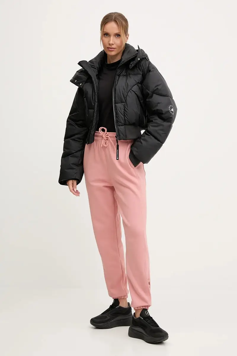 pantaloni tuta di cotone donna colore arancione JX2717 miniatura 2