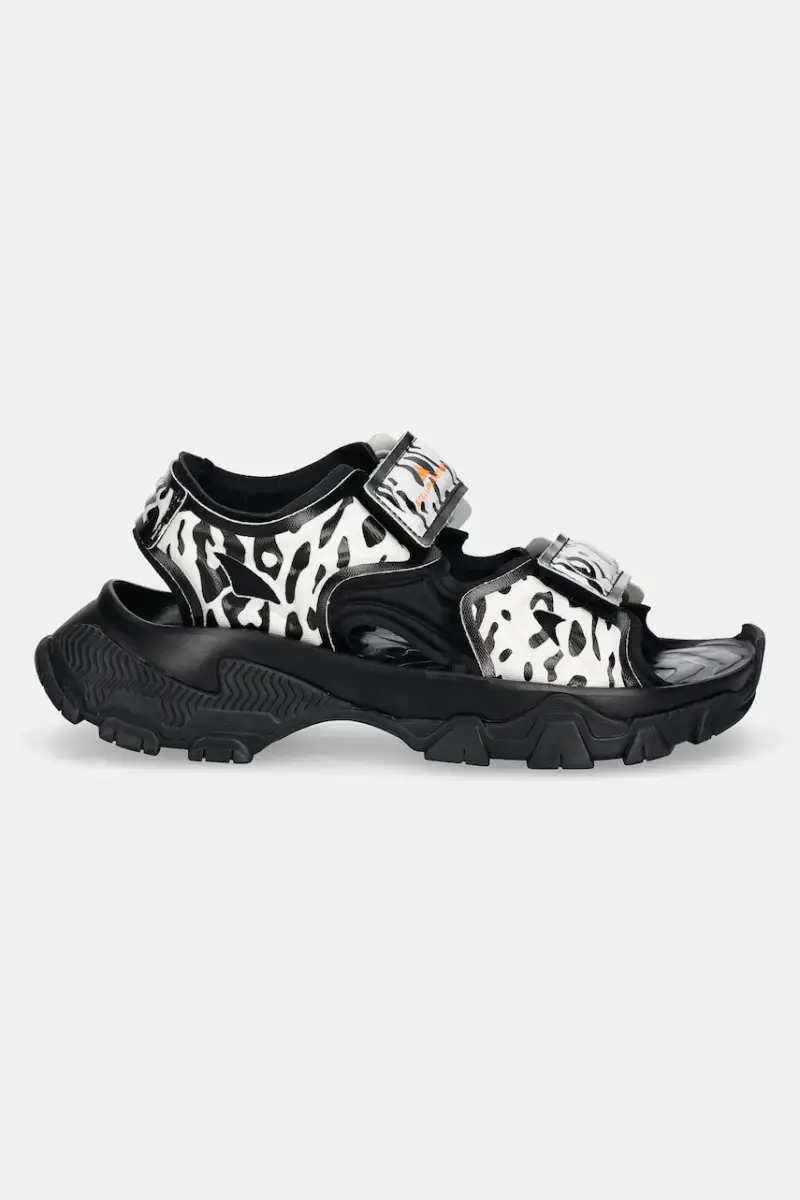 sandali Hika Sandal Canvas AOP donna colore nero IF1797 miniatura 2