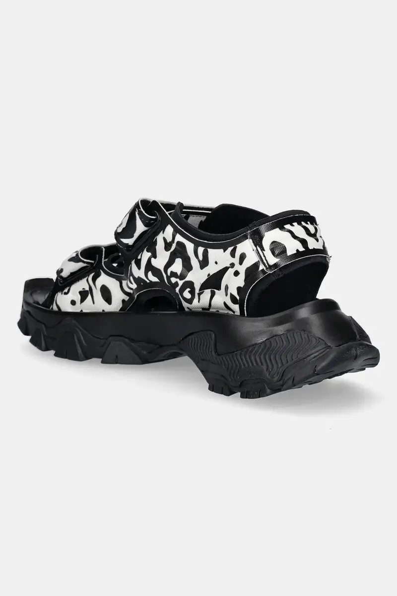 sandali Hika Sandal Canvas AOP donna colore nero IF1797 miniatura 3