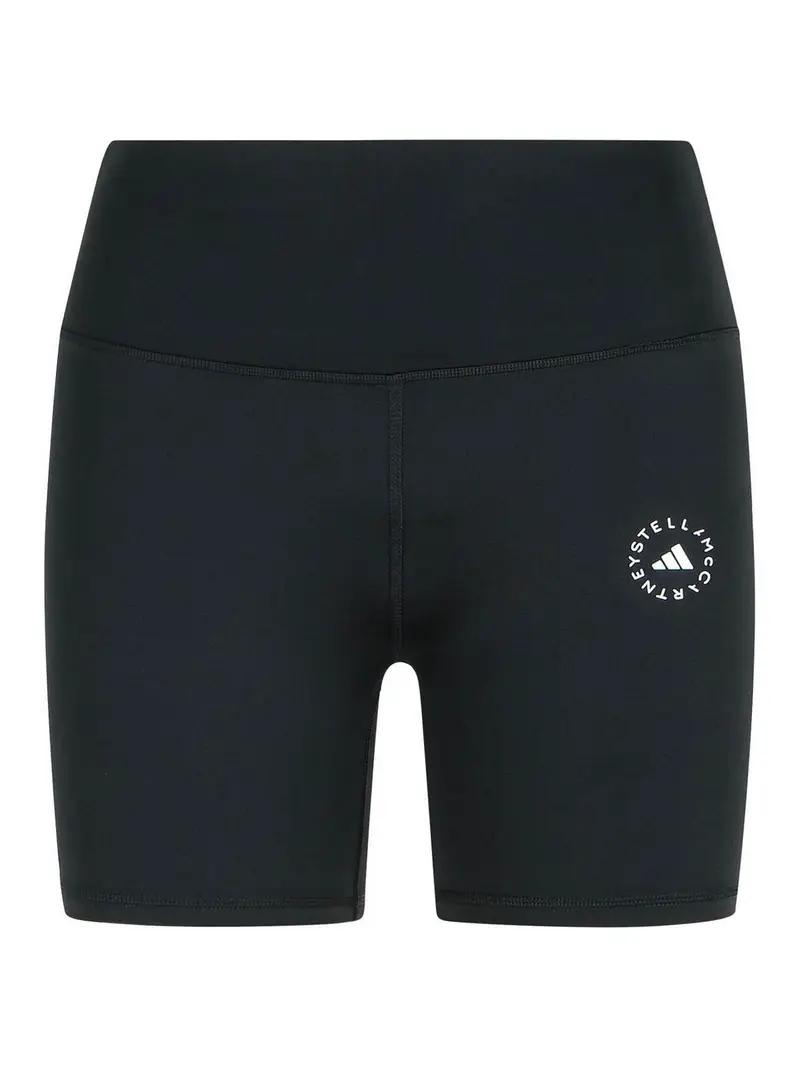 Shorts in poliestere neri Nero