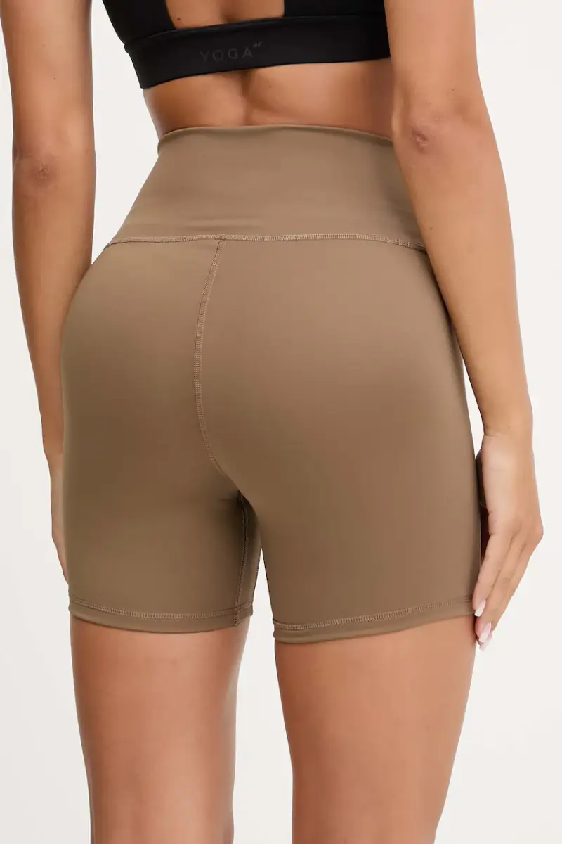 shorts per joga donna colore marrone KA0631 miniatura 3