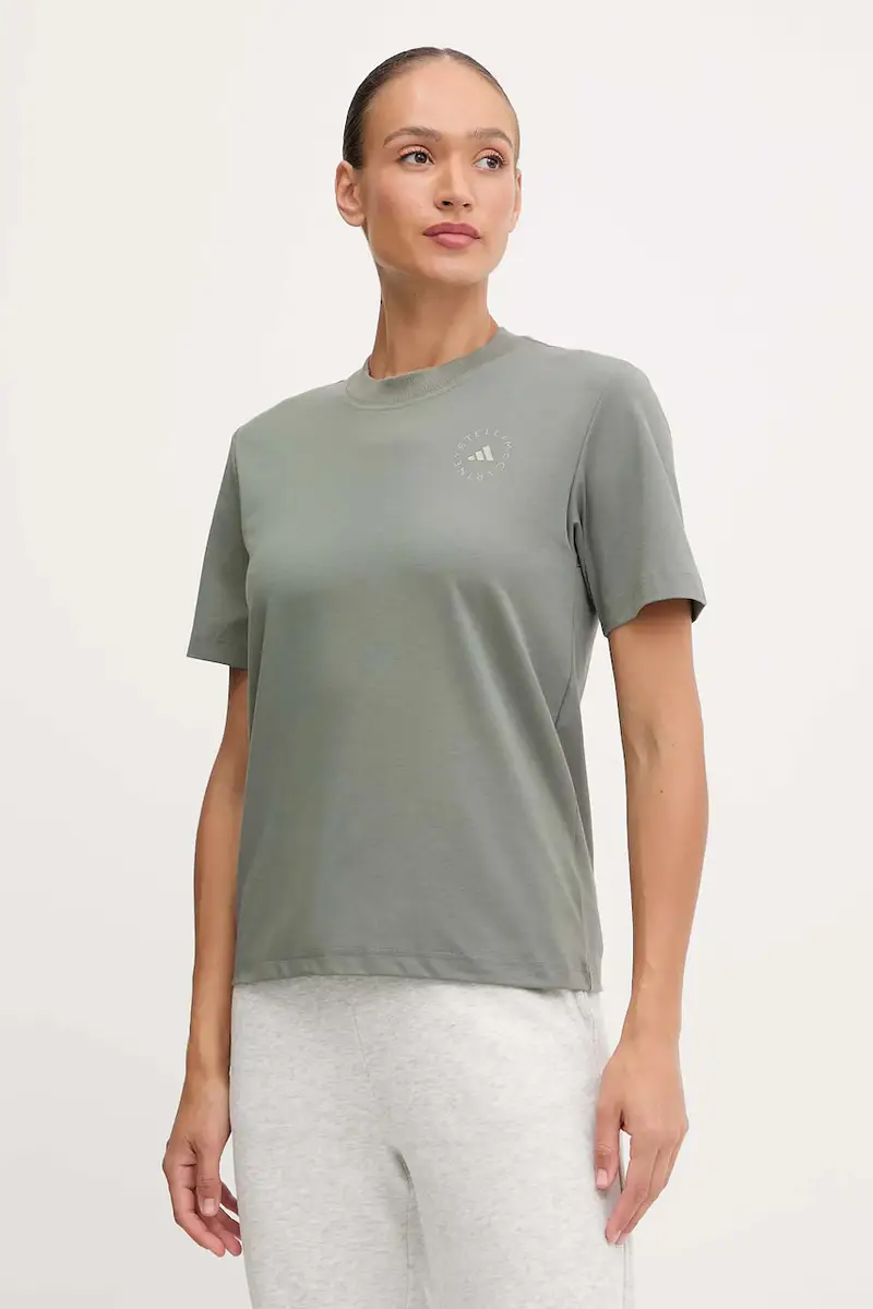 Adidas By Stella Mccartney T-shirt Donna Verde 3670297