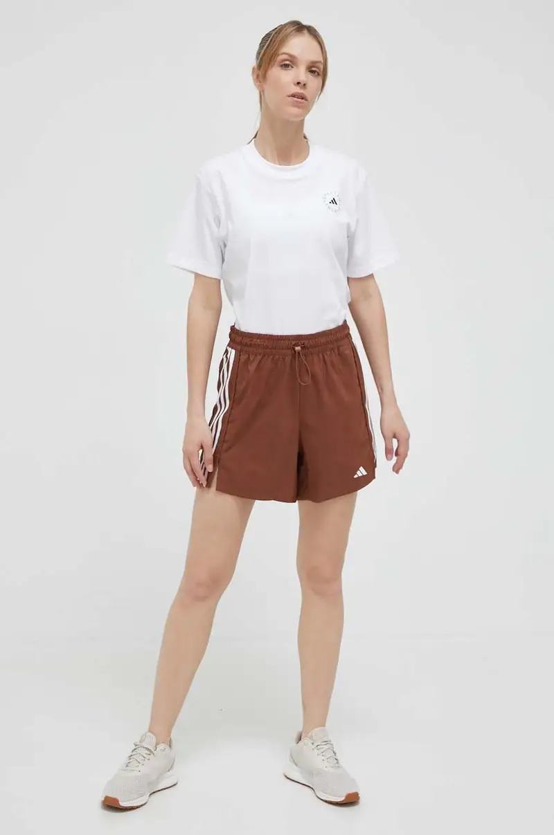 Adidas By Stella Mccartney T-shirt Donna Bianco 3576331 miniatura 2