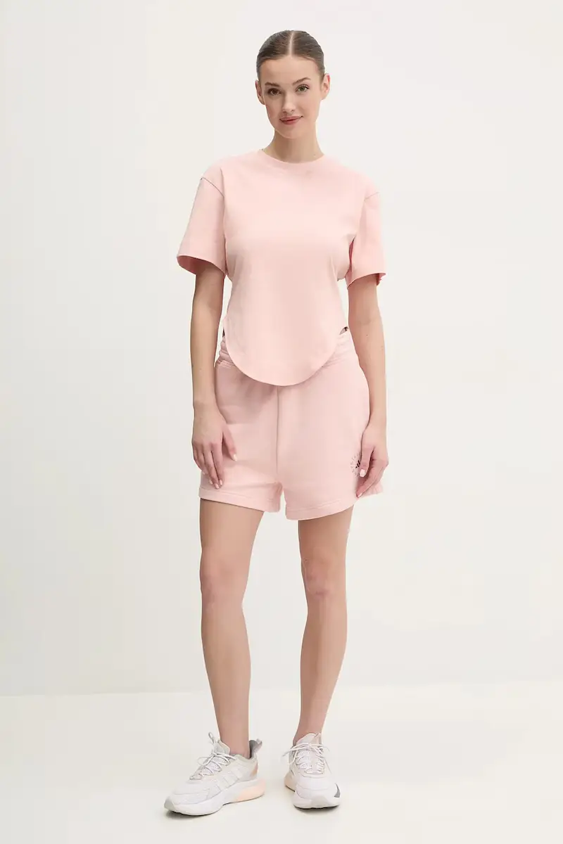 Adidas By Stella Mccartney T-shirt Donna Rosa 3339046 miniatura 2