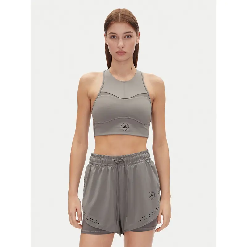 Adidas By Stella Mccartney Top Grigio 3211660