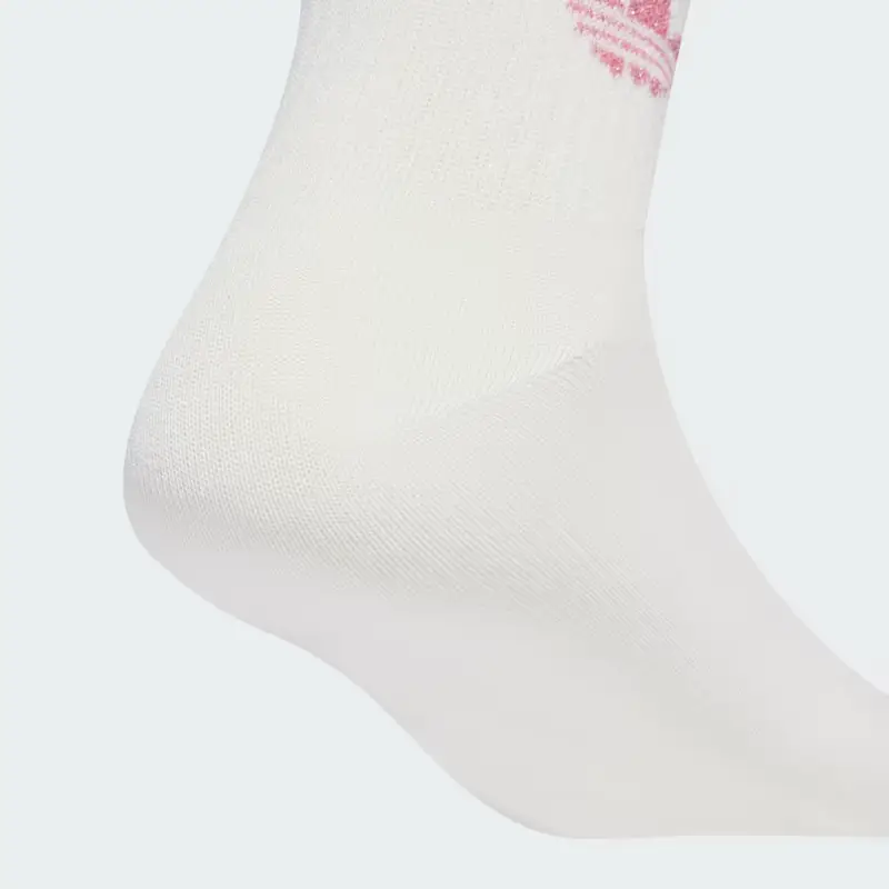 Calzini 3-Strisce Glitter Crew 2 Paia Pink Fusion miniatura 3