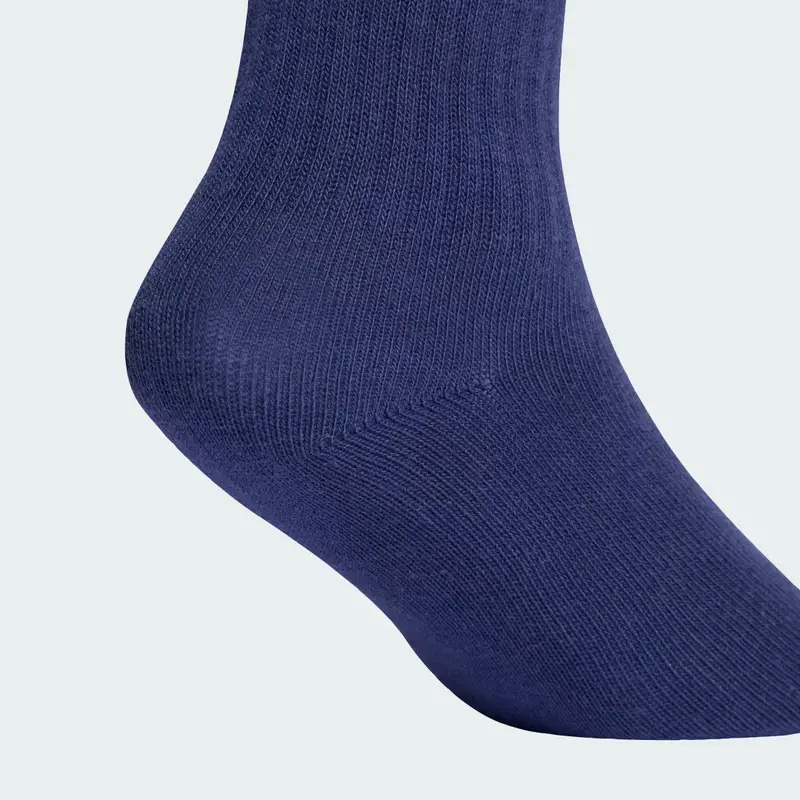 Calzini a 3 Strisce Crew 6 paia bambini White miniatura 4