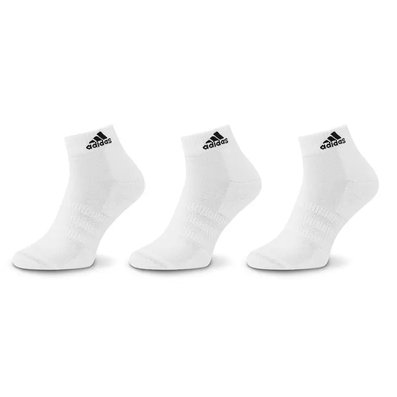 Calzini corti adidas Cushioned Sportswear Ankle Socks 3 Pairs HT3441 Bianco