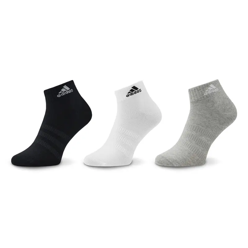 Calzini corti adidas Thin and Light Ankle Socks 3 Pairs IC1283 Grigio
