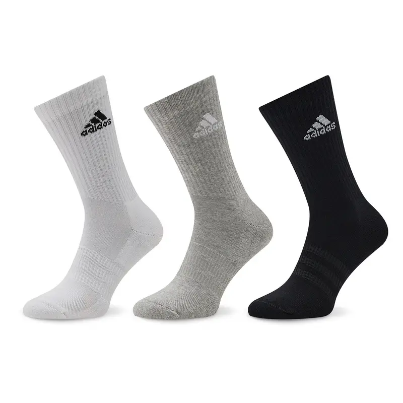 Calzini lunghi adidas Cushioned Crew Socks 3 Pairs IC1311 Grigio