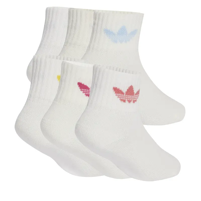 Calzini lunghi adidas Kids Sock 6Pp JC8541 Bianco