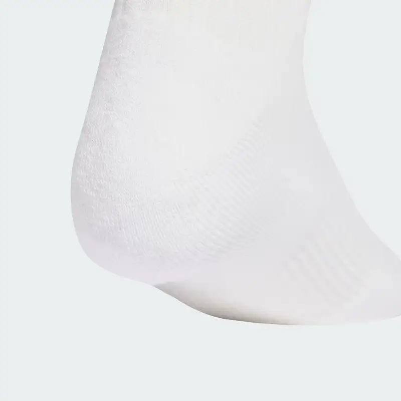 CALZINI SPORTIVI IMBOTTITI A TRE STRISCE, ALTA CAVIGLIA, CONFEZIONE DA 3 PAIA White miniatura 3