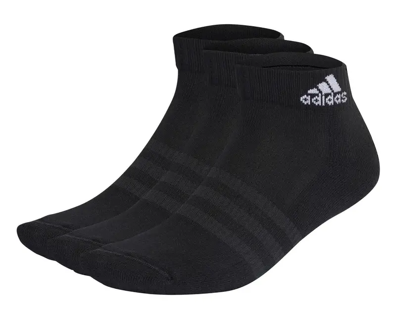Calzini Unisex Confezione da 3-Cushioned Sportswear Ankle | Adidas Nero