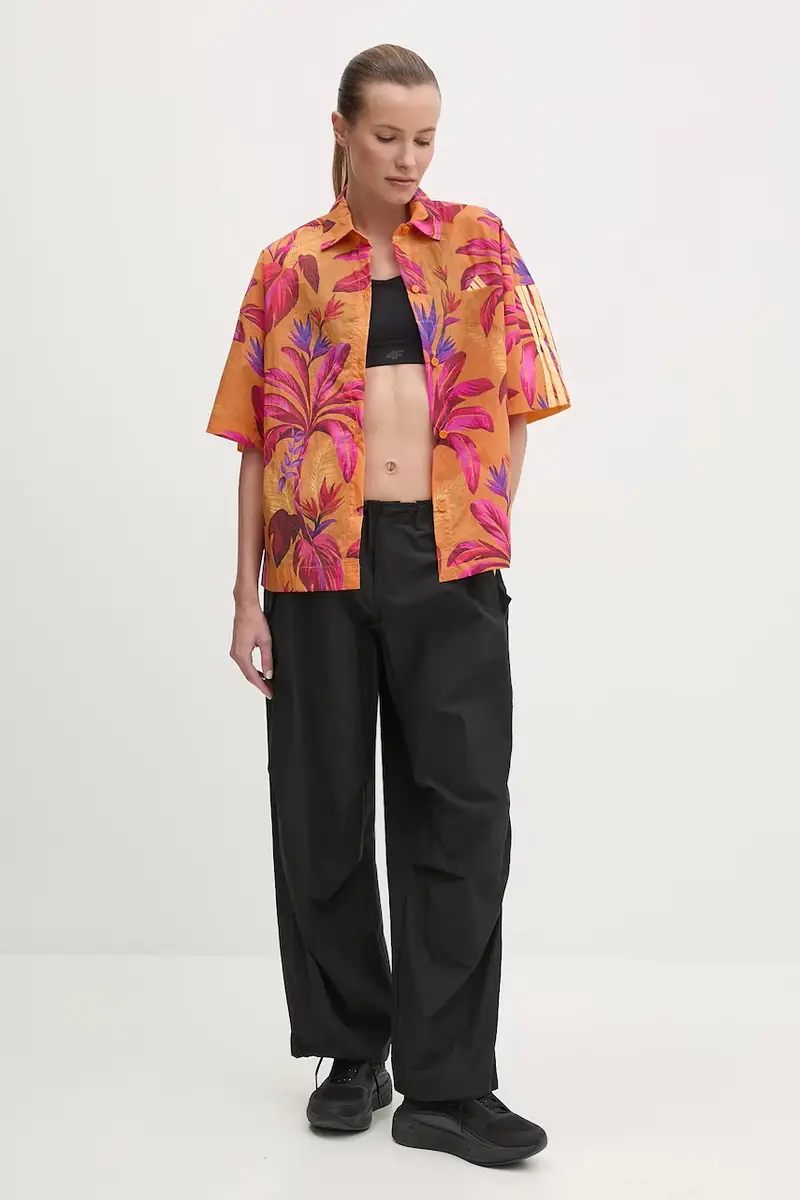 camicia x Farm Rio donna colore arancione JD6281 miniatura 2