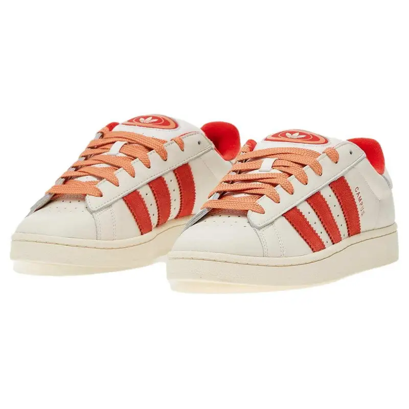 Campus 00s Bianco Sporco Rosso Preloved Sneakers da Uomo Crema ID2068 38 miniatura 4