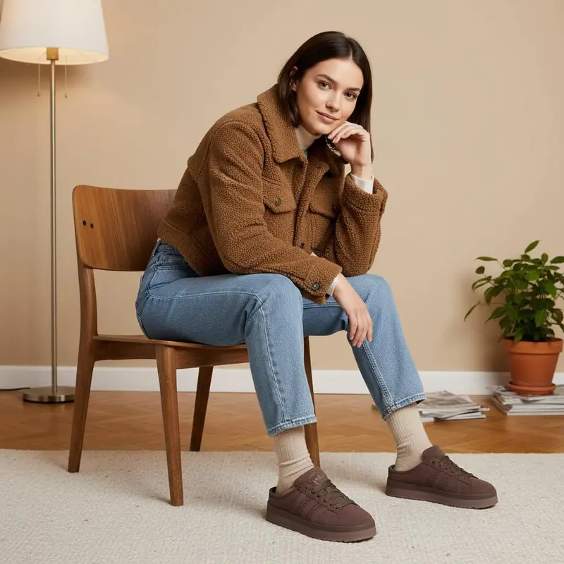 Adidas Scarpe da ginnastica Donna Marrone 4068298 miniatura 2