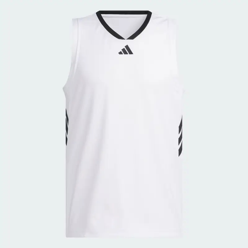 Canotta adidas Basketball Legends White miniatura 4