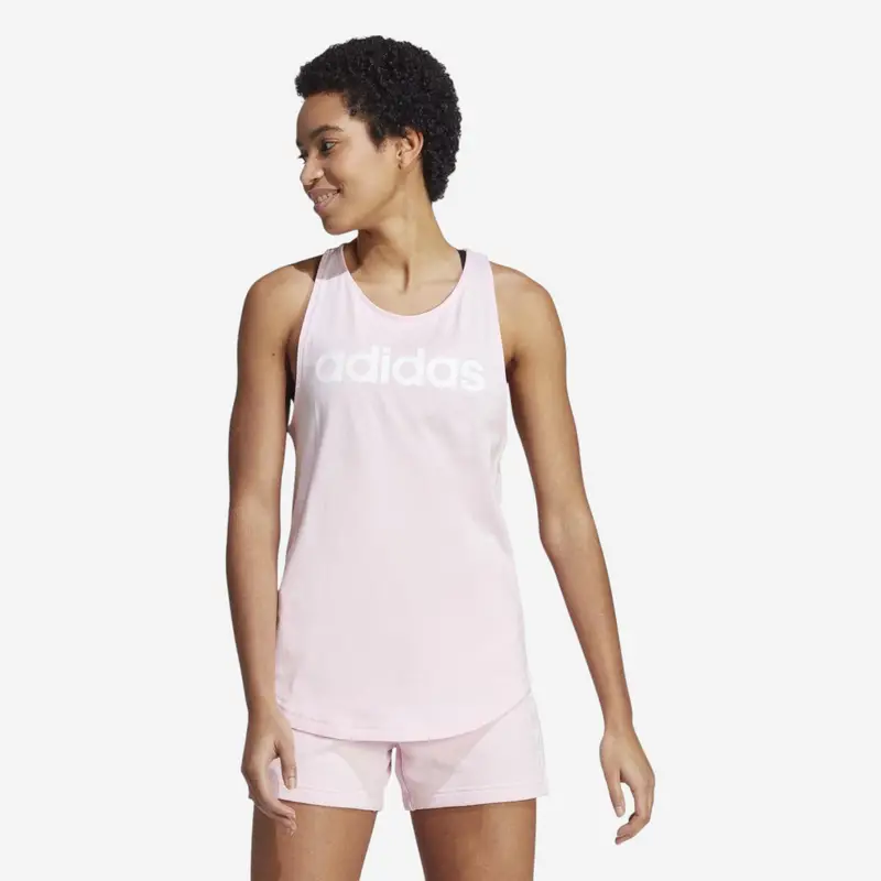 Canotta ADIDAS donna palestra regular fit cotone rosa | Adidas