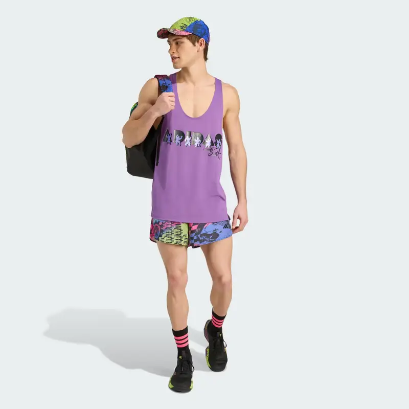 Canotta adidas x Jeremy Scott Active Purple miniatura 3
