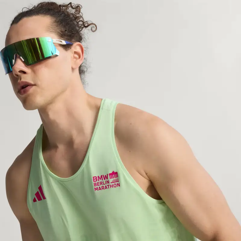 Canotta BMW Berlino-Maratona 2025 con stampa integrale Semi Green Spark miniatura 4