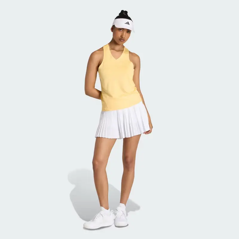 CANOTTA CLUB TENNIS CLIMACOOL CON COLLO A V Ice Tangerine miniatura 3