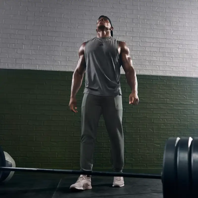 Canotta da allenamento Designed for Training Workout Dgh Solid Grey miniatura 3