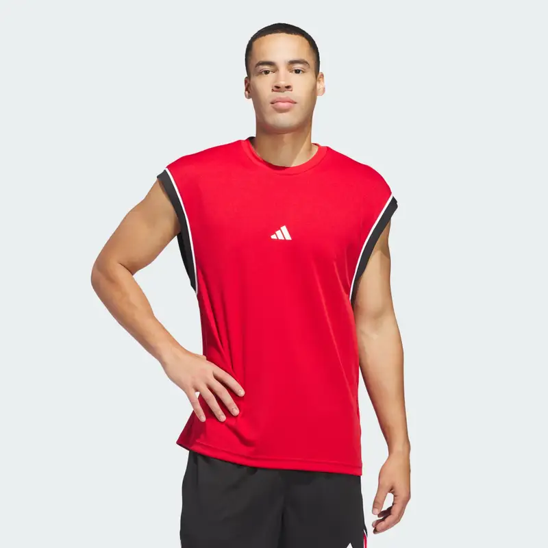 Canotta da basket adidas All-World Sleeveless Team Power Red 2