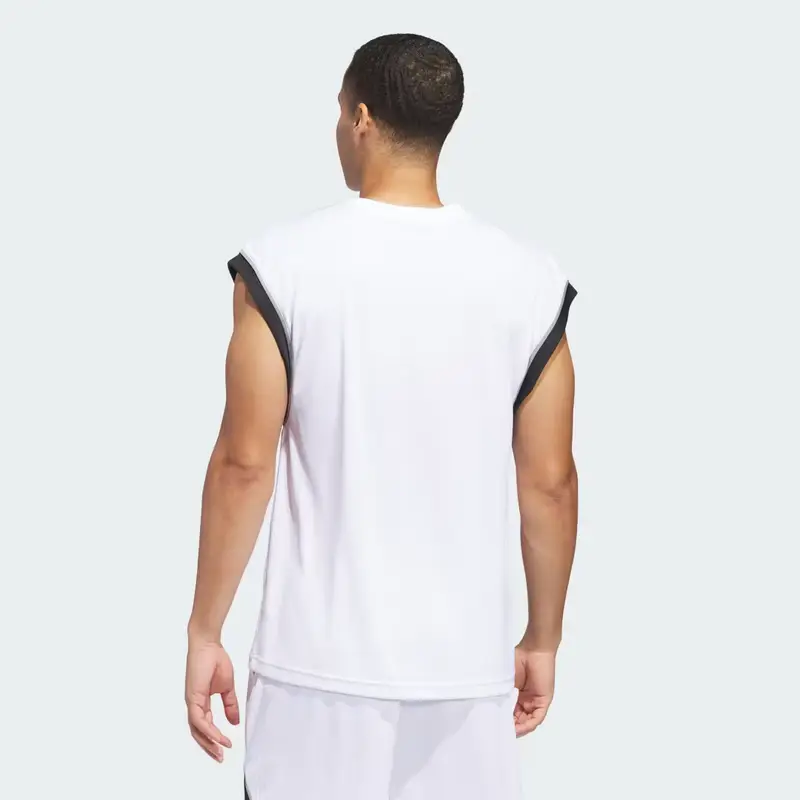 Canotta da basket adidas All-World Sleeveless White miniatura 2