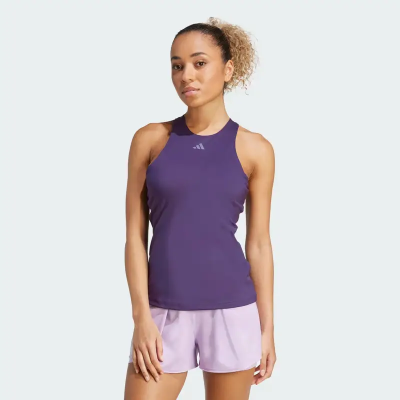 Canotta da tennis Climacool Y Aurora Plum