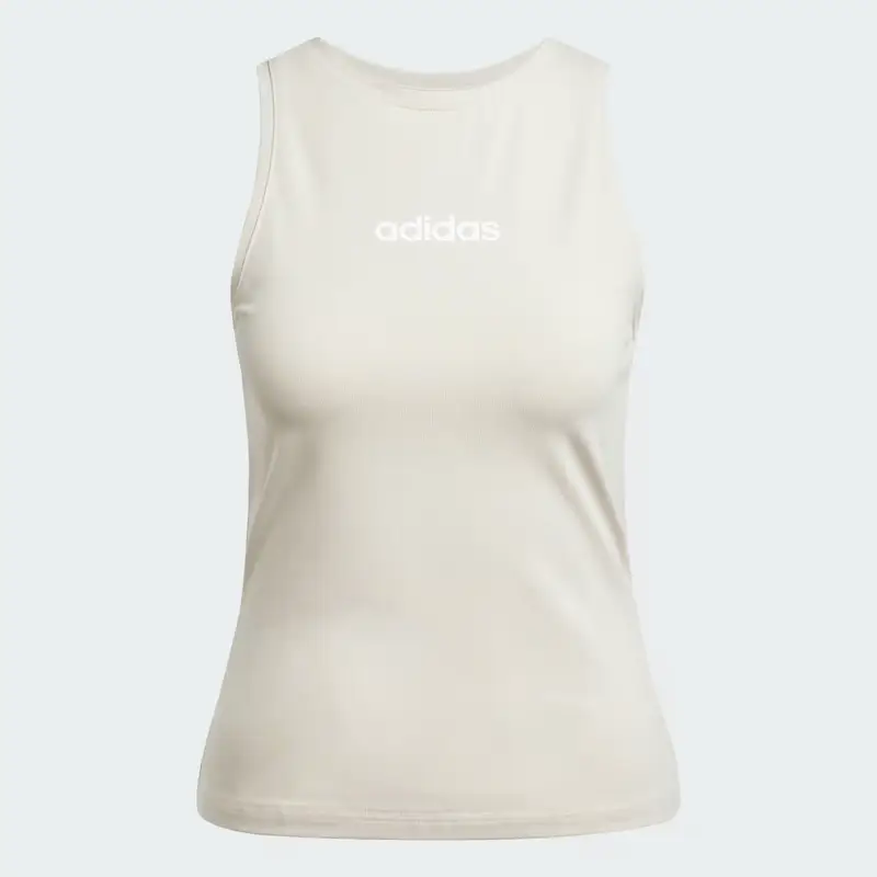 Canotta Essentials Linear Slim Cotton Beige miniatura 4