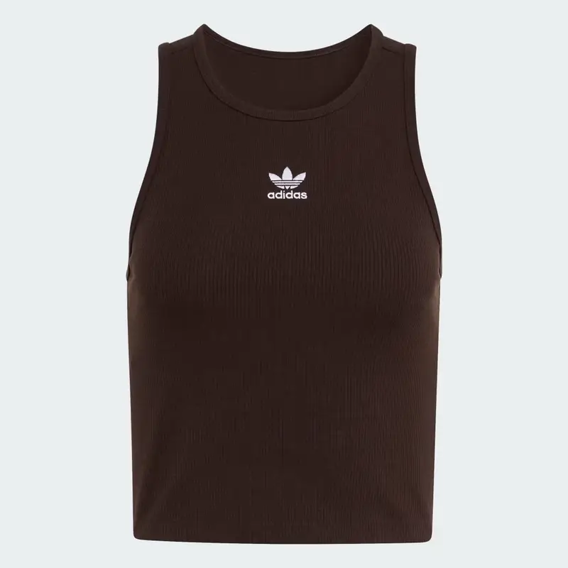 Canotta Essentials Ribbed Aurora Coffee miniatura 4