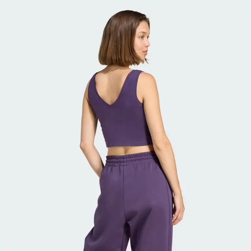 Canotta Essentials Small Logo Cotton Lifestyle Aurora Plum miniatura 2