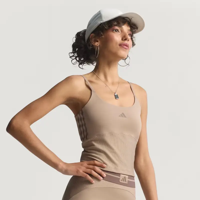 Canotta Hyperglam Rib Chalky Brown