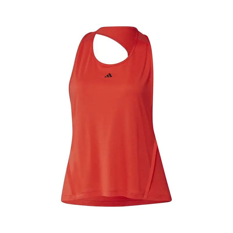 Canotta Palestra Train Power Rosso Nero Donna M