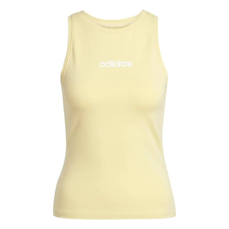 Canotta slim in cotone donna adidas Essentials Jaune