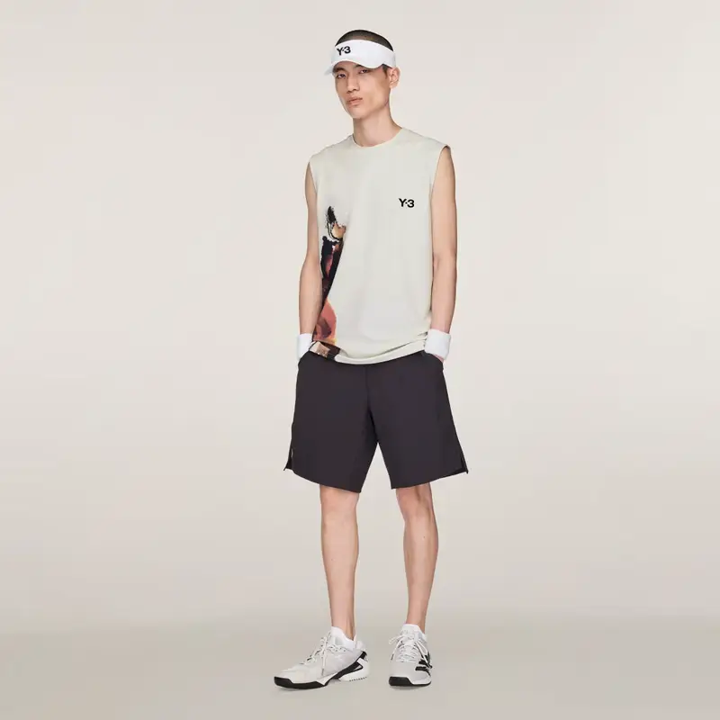 Canotta Y-3 Tennis Pro Orbit Grey miniatura 4