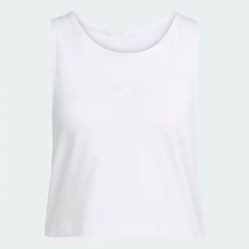 Canotta Yoga Essentials con taglio corto White miniatura 4