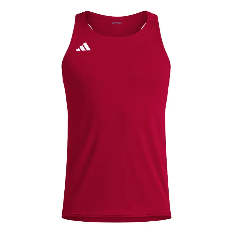 Canottiera adidas Adizero Essentials Rouge