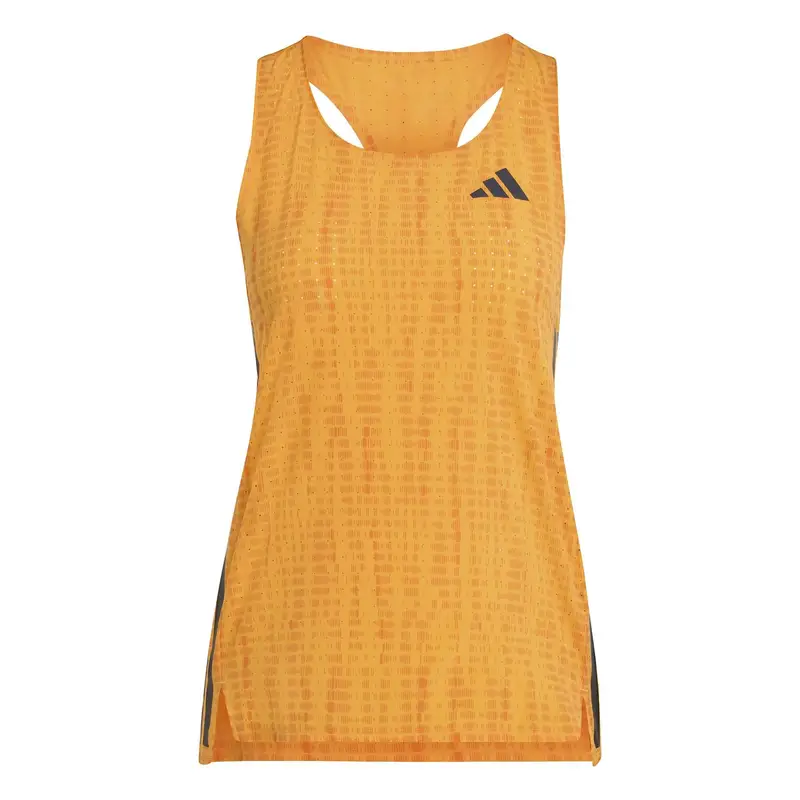 Canottiera da donna adidas Adizero Orange