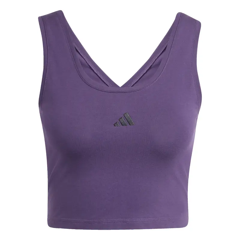 Canottiera da donna adidas Essentials Small Logo Violet